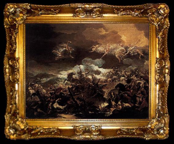 framed  Luca Giordano The Defeat of Sisera, ta009-2